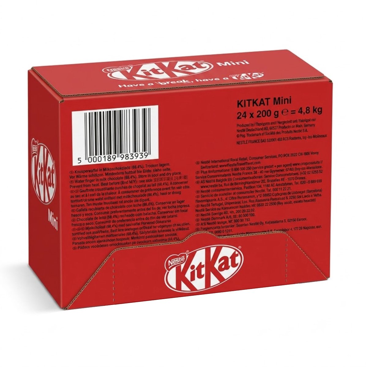 Kitkat Minis - Chocoladerepen - Doos - 24x200g