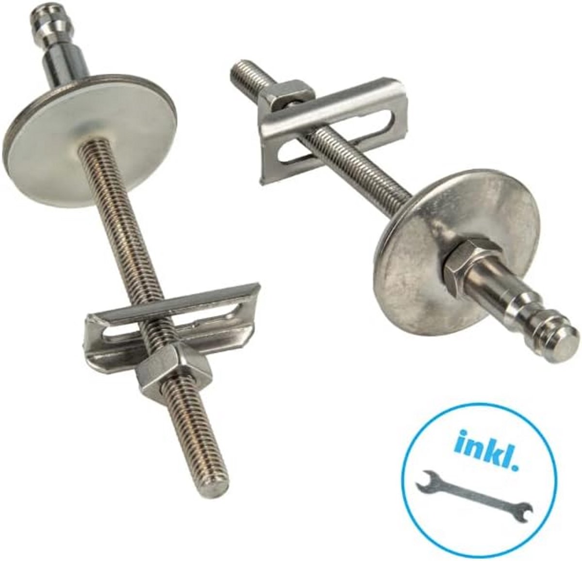 WC-bril houder - Toiletbril bevestiging - Badkamer reparatie - Softclose systeem - Standaard maat - Metaal