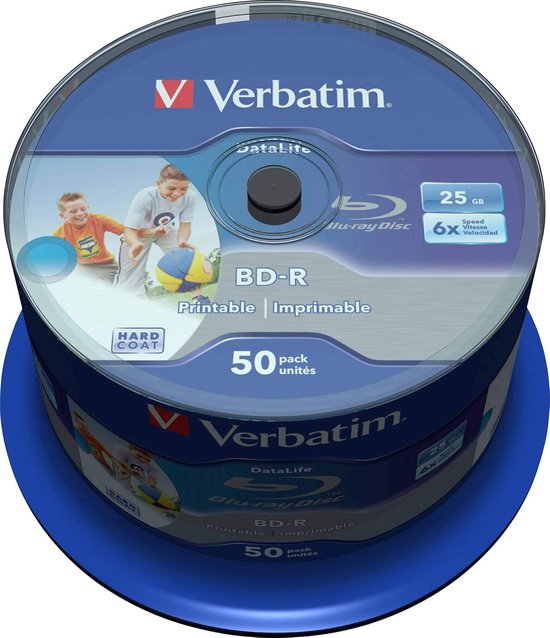 Blu-Ray Schijven - Lege Media - Data Opslaan - Krasbescherming - 25 GB 25 Stuks - Bedrukbaar — afbeelding 2