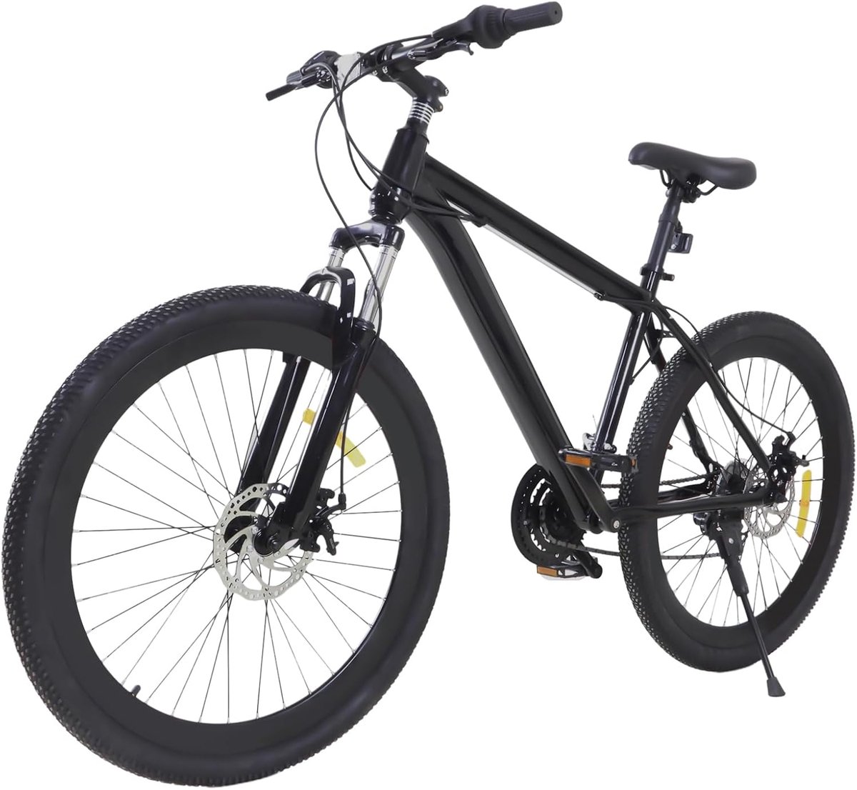 Mountainbike 26 inch fiets Buitenactiviteiten 21 versnellingen 172 cm Zwart