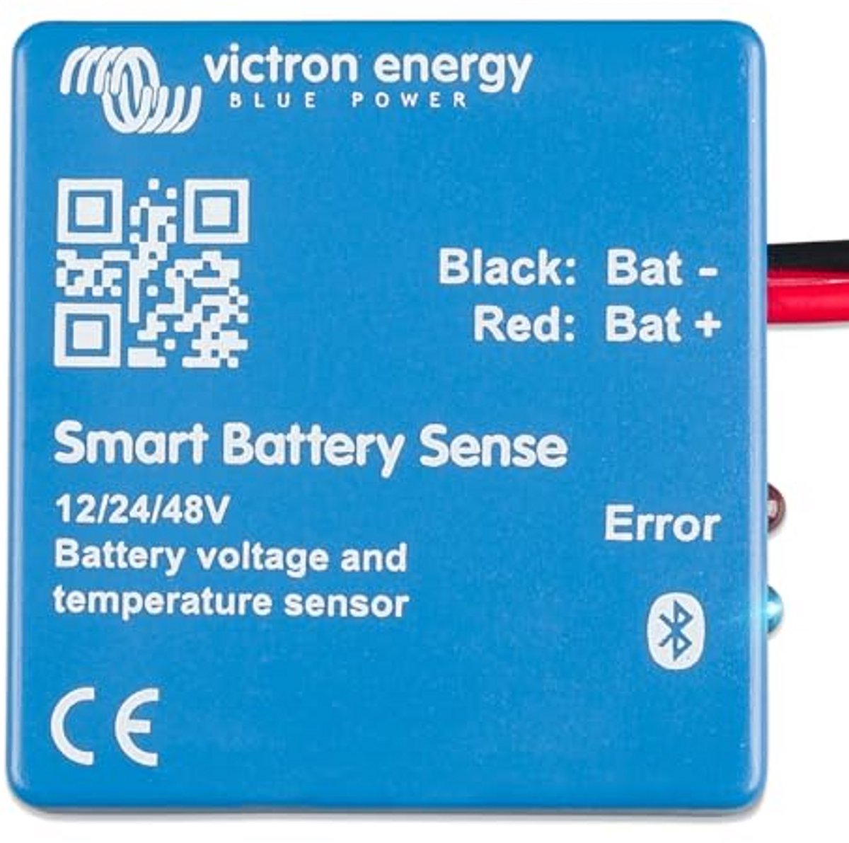 Batterij Sensor - Spanning Temperatuur - Accu Beheer - Draadloze Connectie - Tot 10m - Zwart