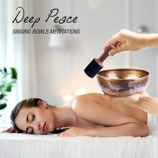 Grote Klankschaal Set - 9 Inch Master Healing voor Sound Bath en Chakra Meditatie van Merkloos — afbeelding 3