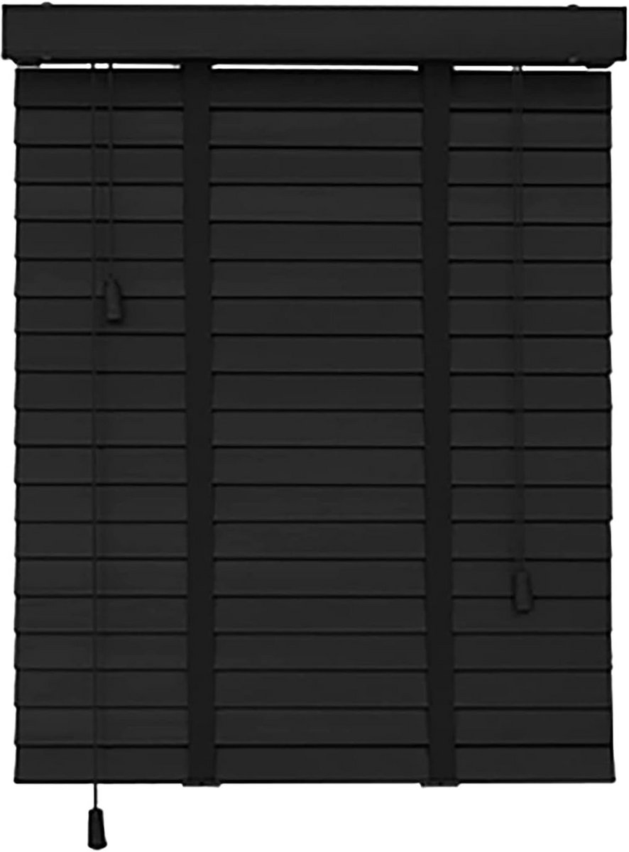 Houten Jaloezieën - Privacy Gordijnen - Binnenruimte Decoratie - 50mm Houten Lamellen - 13