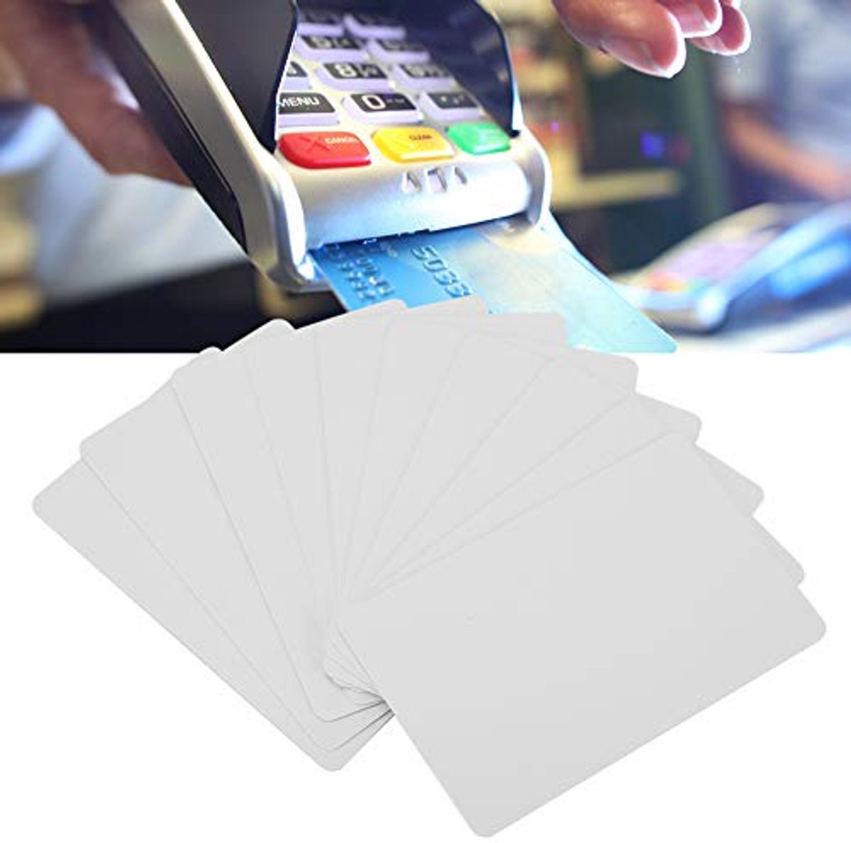 NFC Smart Kaarten - RFID Tags - Toegangscontrole - Leesbaar en Schrijfbaar - 10 Stuks - Wit