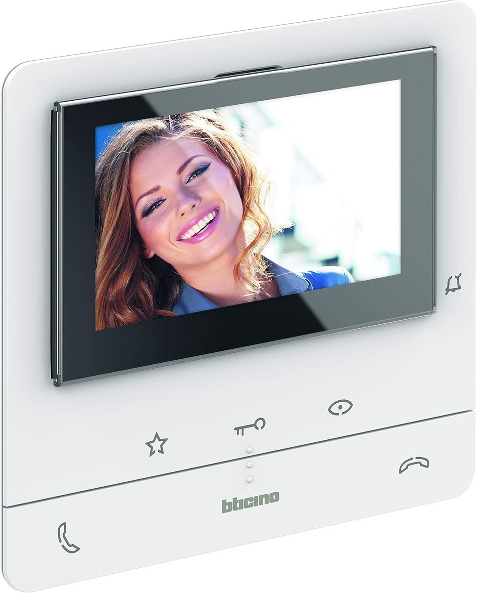 Videodeurbel Set - Intercom Systeem - Veiligheid Thuis - 5 Inch Kleurenmonitor - 164 cm Breed - Wit