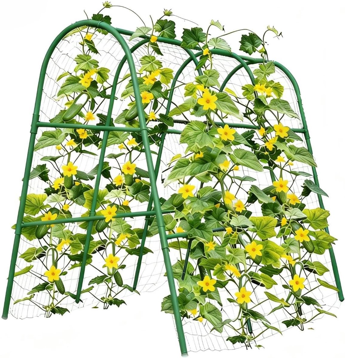 Danky U-Vormig Klimrek | Metalen Plantensteun voor Klimplanten | Stevige Tuinondersteuning voor Buiten | 120*120cm