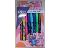 Viltstiften Lilo & Stitch - 10 Viltstiften - Tekenen - Hobby - Creativiteit - Jongen en Meisjes - Vanaf 3 jaar