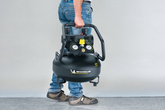 Michelin MX POP AIR 22-1.5 SILENT | Staande stille olievrije compressor | 8 bar | 1.5 pk / 1.1 kW | 210 l/min | 22 l — afbeelding 5