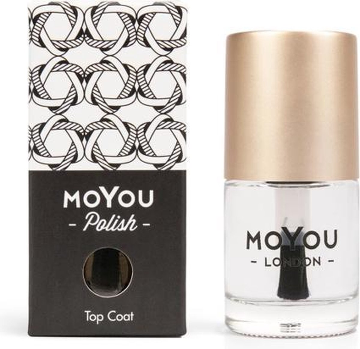 MoYou London Topcoat - Voor het aflakken en beschermen van jouw toffe stempel designs - Smudge Resistant Top Coat 10ml