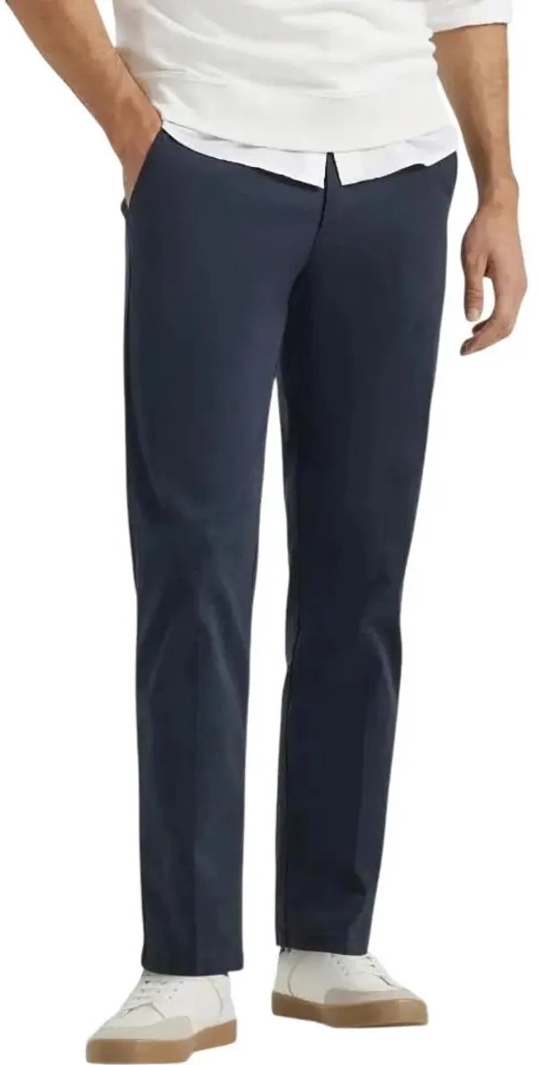 Jeans Lee Flat Front Straight Xm Blauw