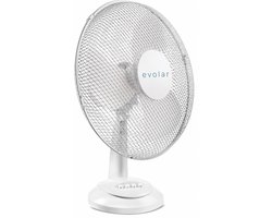 Evolar Tafelventilator 30 cm / 12 Inch - Ventilator 35W - 3 Standen - Rotatiefunctie - Tafel Ventilator - EVO-12T