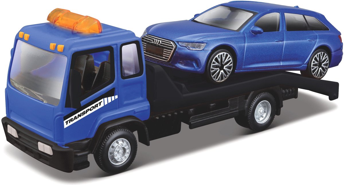 Bburago Audi A6 - Modelauto - Schaal 1:43 - Blauw