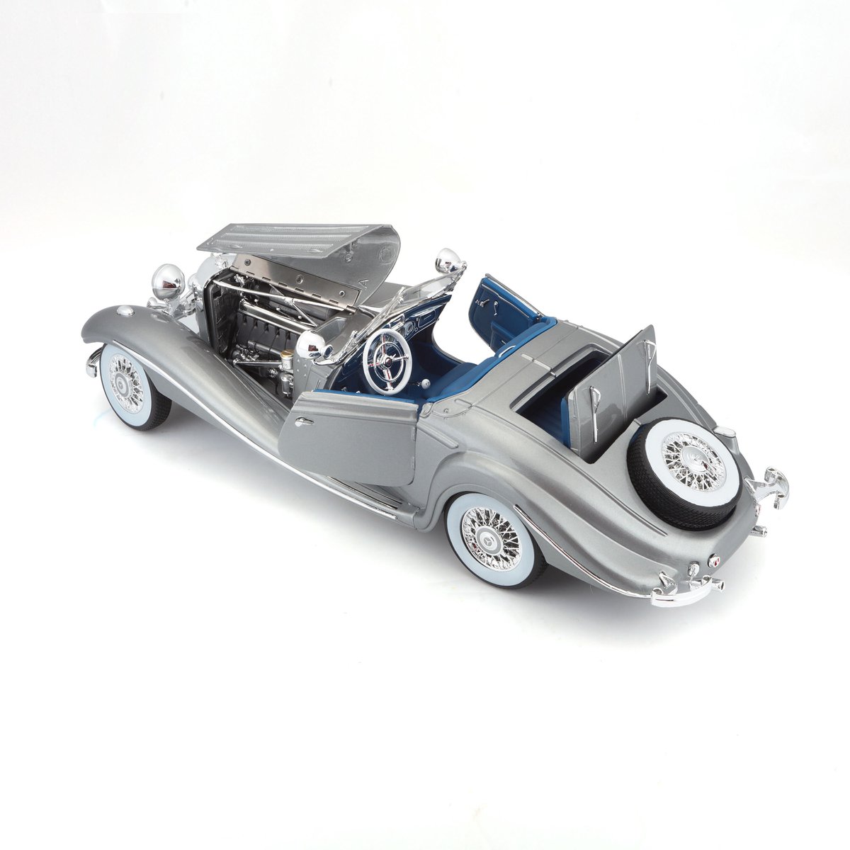 Modelauto Mercedes 500K Special Roadster 1:18 - speelgoed auto schaalmodel — afbeelding 23