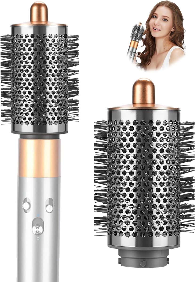 XXL volume borstel Geschikt voor Dyson Airwrap – Geschikt Geschikt voor HS01/HS05/HS08, koper