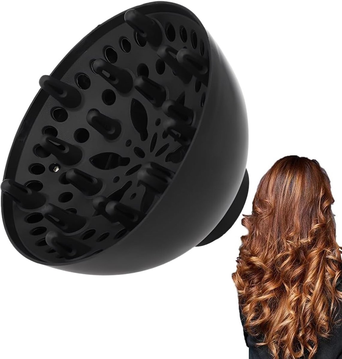 Universele krul diffuser – Geschikt voor volume en definitie zonder pluis