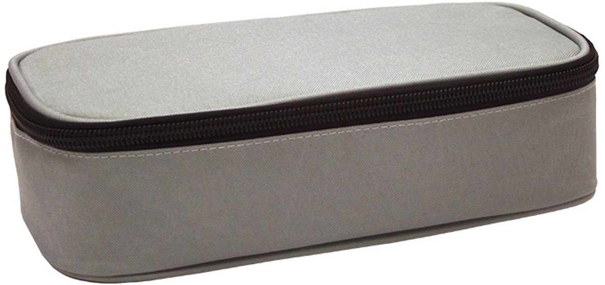 SOHO Etui XL - Bakmodel - Rechthoek - Diverse opbergmogelijkheden - L24 x B12 x H6cm - Stone grijs