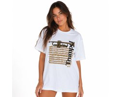 Music Gifts - T-Shirt, Trumpet, maat L - Unisex