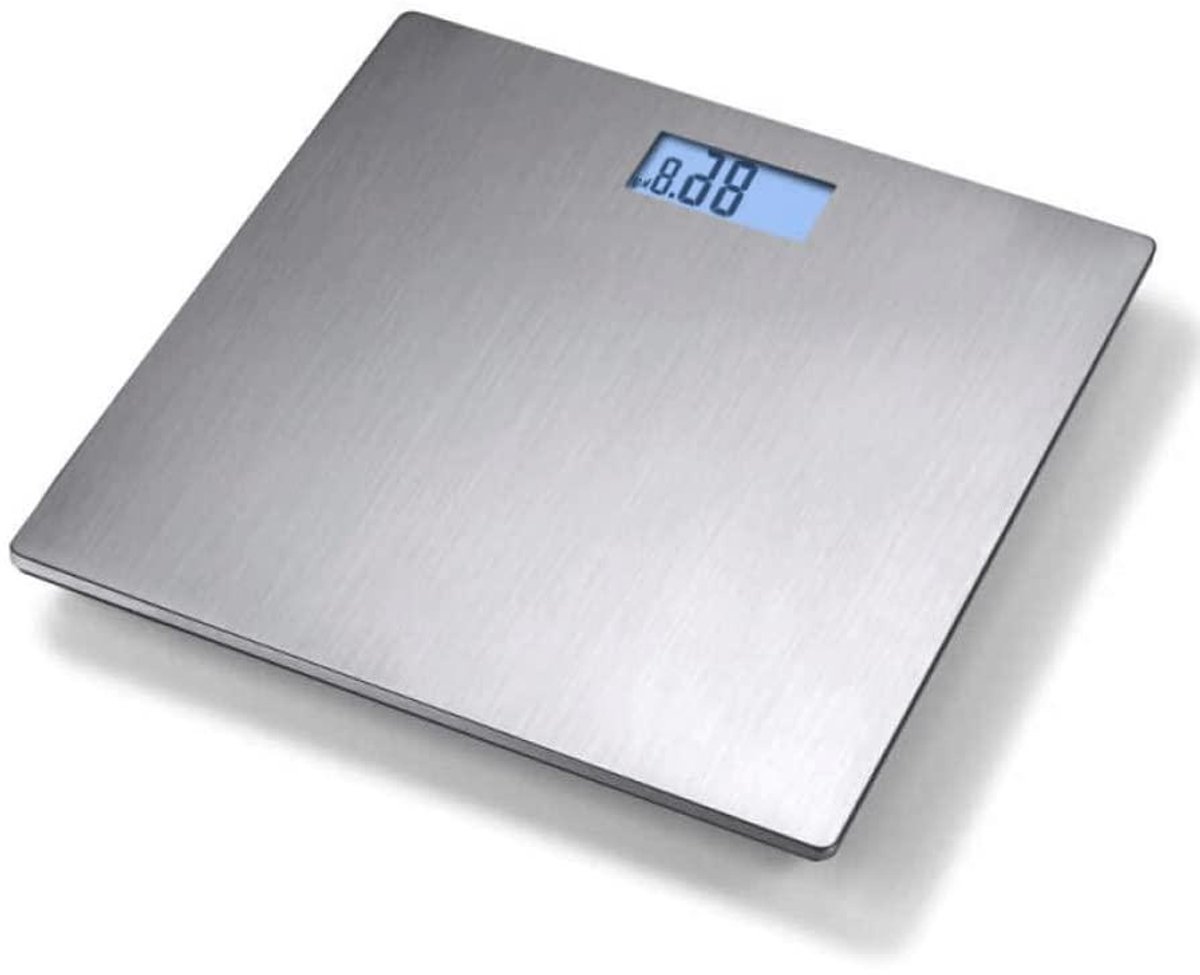 Digitale Slimme Weegschaal - Lichaamsanalyse Weegschaal - Gezondheid Monitoren - Directe Meting Stap Technologie - 30 x 30 cm - Zwart