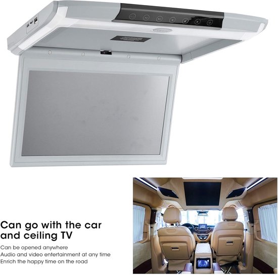 Auto Overhead Monitor - Dakmontage Scherm - Reis Entertainment - HD 1080P Weergave - 11.6 Inch - Populair — afbeelding 3