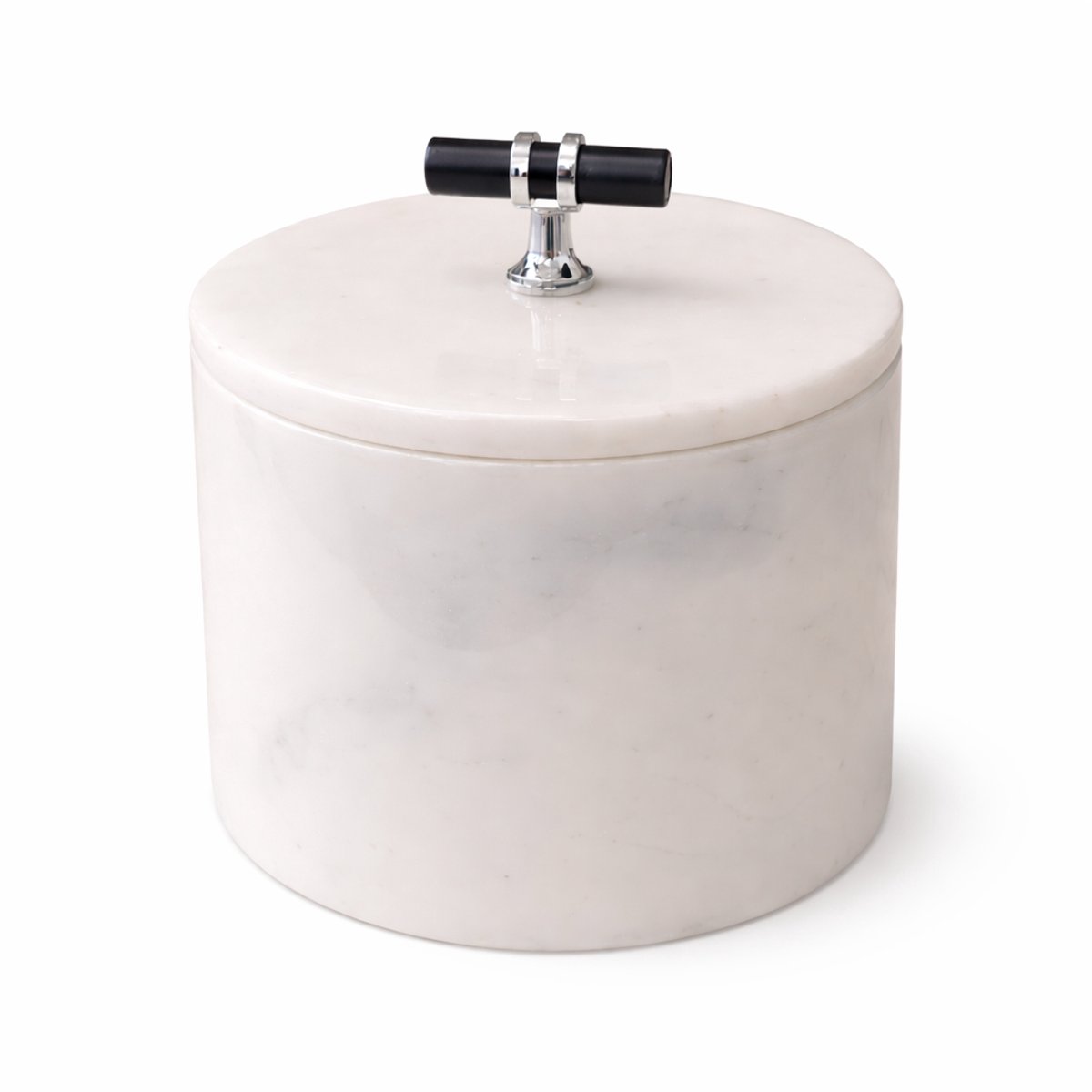 Marmer - Decoratief Pot - Opberg Pot - Wit - Ø15cm H13cm
