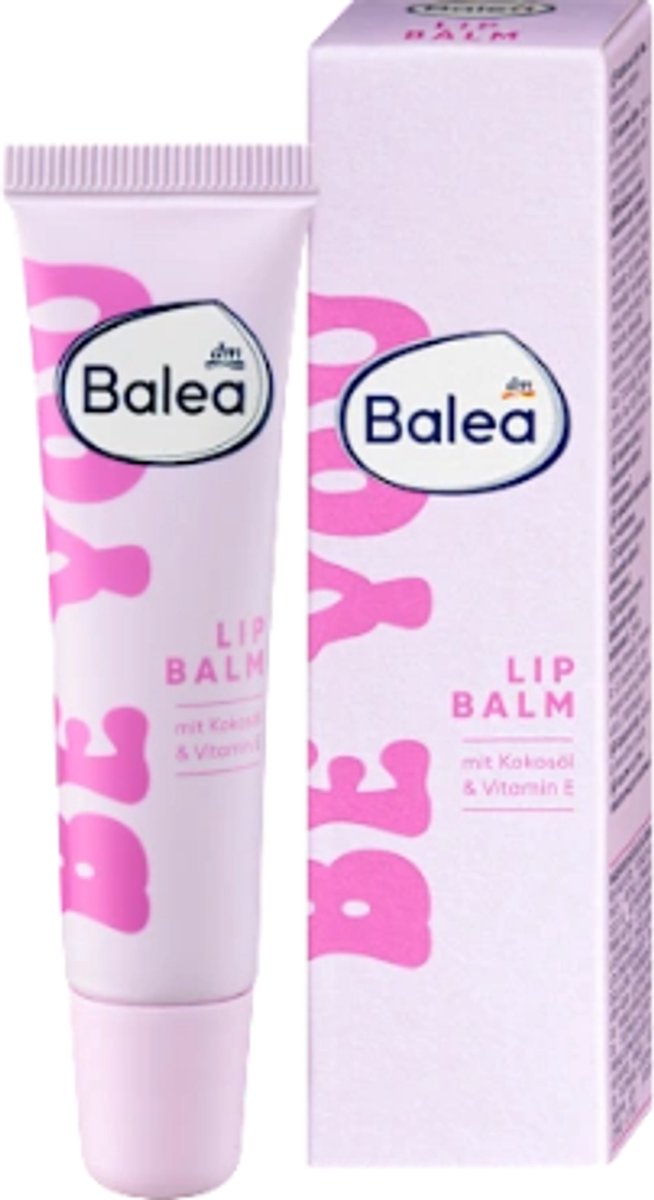 Balea Lippenbalsem Be You | 1x 15 ml - Met Kokosolie & Vitamine E - pH-neutraal - Vegan | Limited Edition