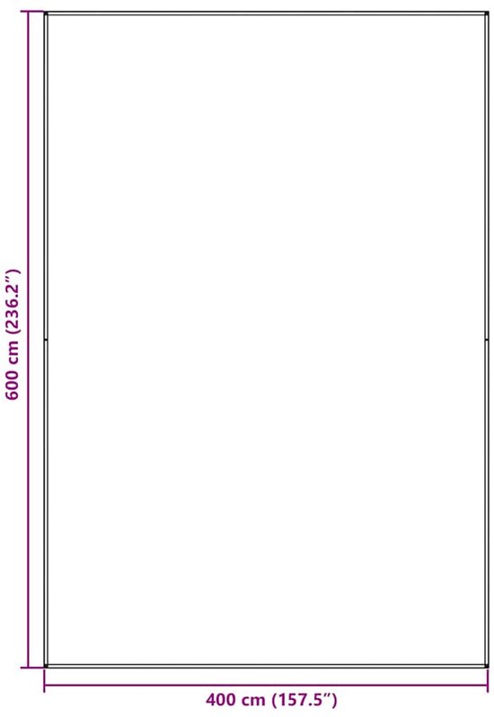 vidaXL - Tenttapijt - Lichtgrijs - 600 - x - 400 - cm - Polyetheen van Vidaxl — afbeelding 4
