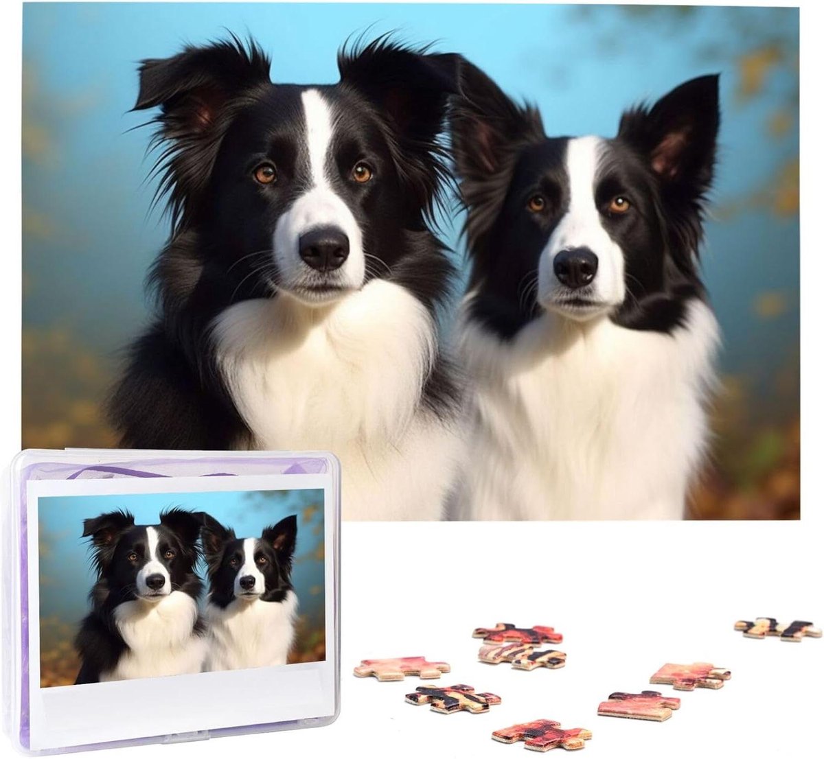 Gepersonaliseerde Puzzel - Fotopuzzel Volwassenen - Ontspannend Tijdverdrijf - Nauwkeurig Gesneden Stukken - 1000 Stukjes - Wit