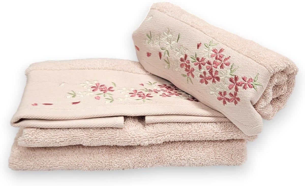 Bath towels set 1+1, Towels 55x100 cm, guest towel 40x60 cm / 100% cotton, OEKO-TEX certif