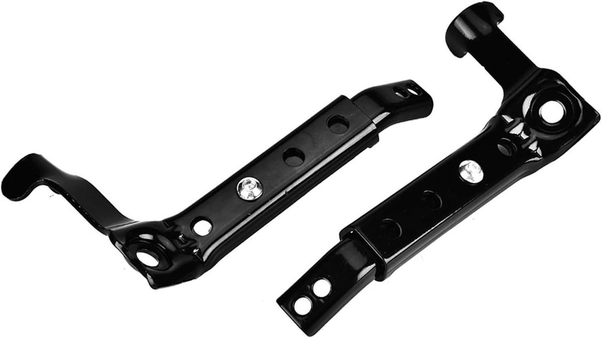 Generic Zijwieltjes voor Kinderfietsen 16-22 Inch, Verstelbare Zijwieltjes voor Veilig Leren, Eenvoudig Te Installeren Steunen, Zelfvertrouwen voor Jonge Rijders (BLACK)