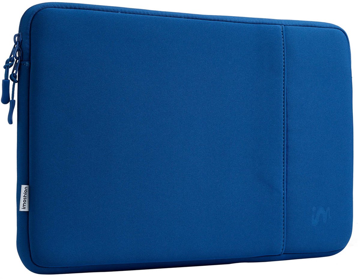 IMOSHION Laptop sleeve met vak Sleeve 13,6 inch Blauw