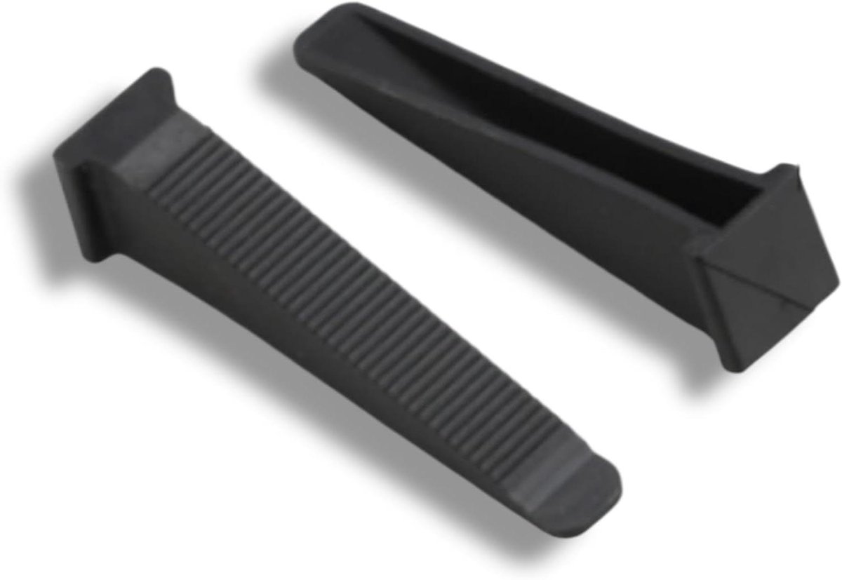 Tegelwiggen - Zelfnivellerend reksysteem - Perfecte tegelplaatsing - Sterke nauwkeurige spanning - 50 stuks 58 mm - null