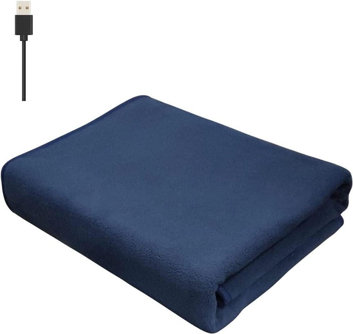 Verwarmde Deken - Elektrische Plaid - Comfort Verwarmen - 3 Warmtestanden - 150 x 80 cm - Zwart