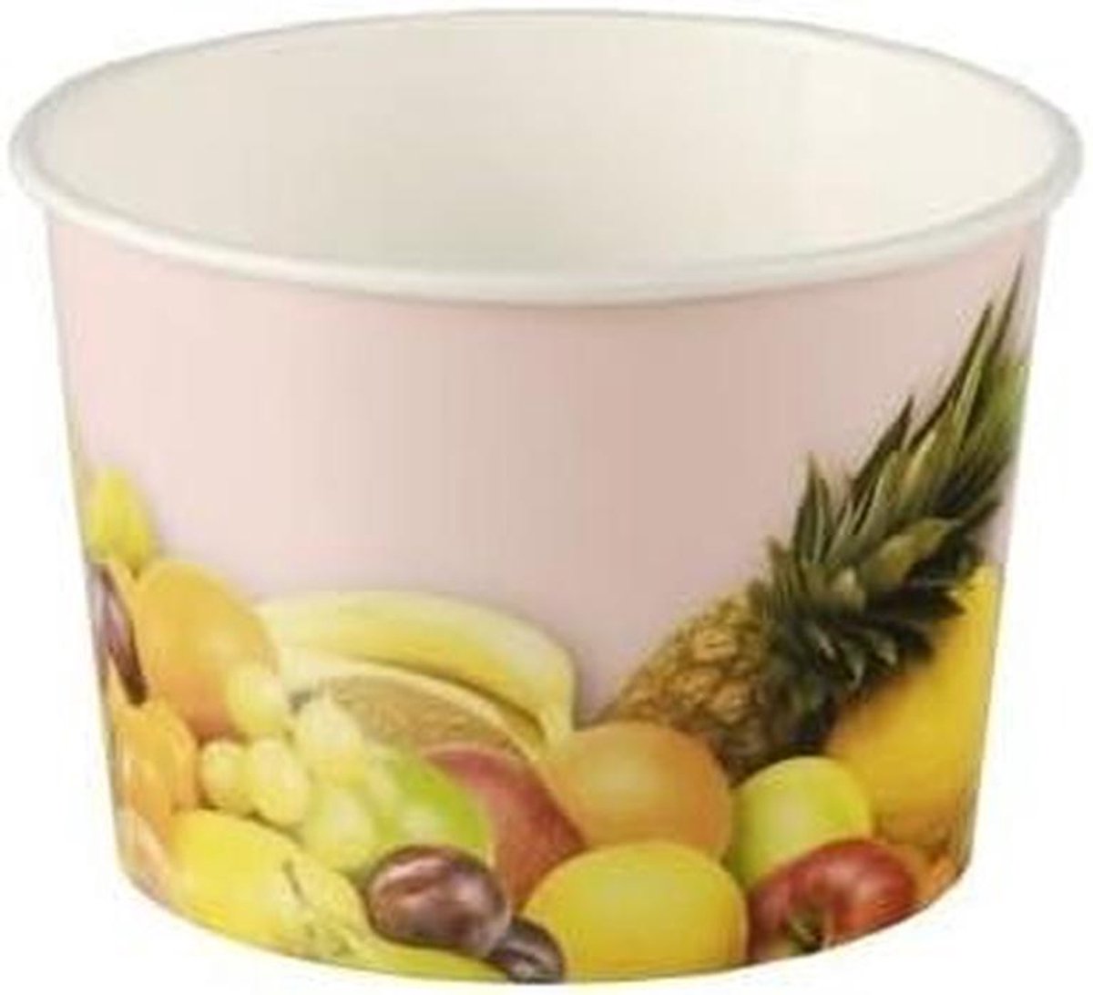 IJsbekers - Wegwerpbekers - Feestjes en Evenementen - Stevig Hard Papier - 200 Stuks 150 ml - Wit
