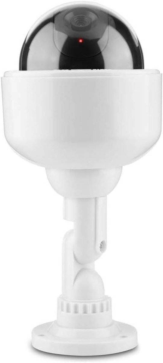 Dummy Beveiligingscamera - Valse Camera - Huis Beveiligen - Realistisch Ontwerp - 360 Graden Rotatie - Wit