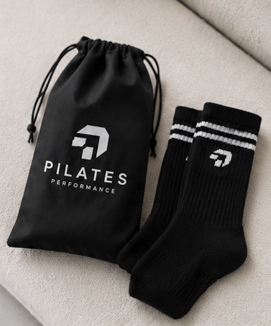 CREATE PERFORMANCE Pilates sokken - Sokken Pilates - Dames - Gripsokken - Pilates - Stretch - 2 stuks - Zwart van create — afbeelding 4