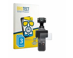 BROTECT – Screenprotector voor DJI Osmo Pocket 4 – Folie Beschermfolie Beschermglas matte 3 Stuks