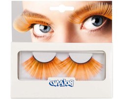 Zelfklevende Wimpers - Kunstwimpers XL - Feestelijke Oogopslag Creëren - Eenvoudig Aan te Brengen - 1 Paar - Oranje