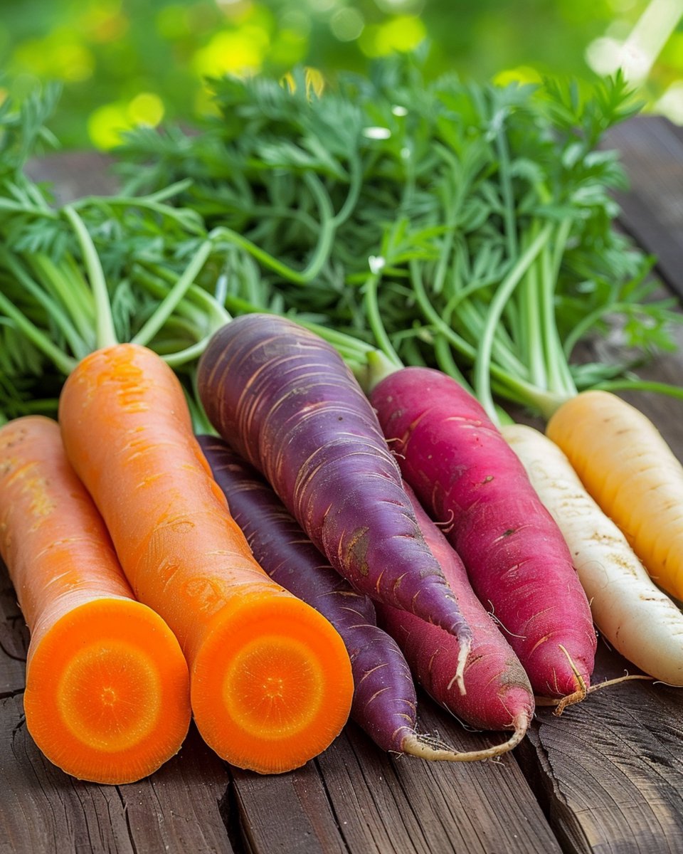 3 sets - Wortel Zaadlint Daucus Carota Eenjarig Rainbow F1 Mix