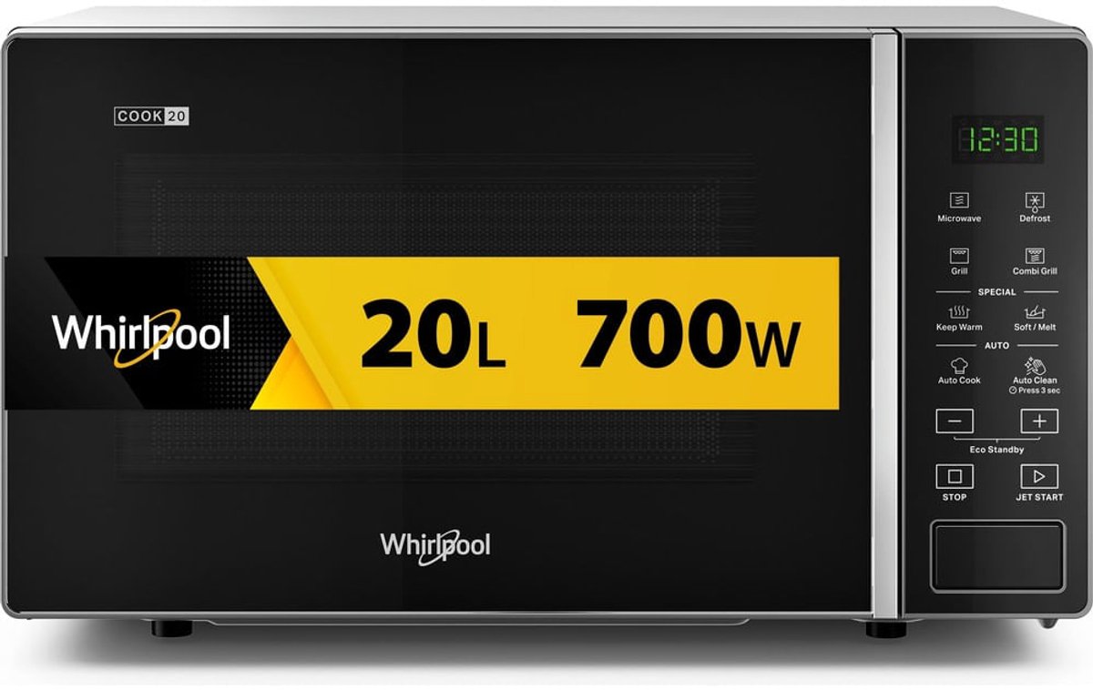 Whirlpool MWP 203 SB - Vrijstaande grill-magnetron thumbnail 6
