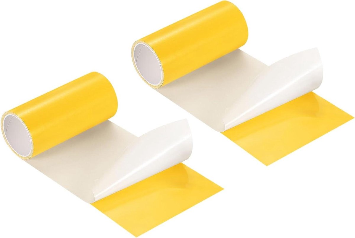 Reparatieset Opblaasbare Items - Reparatietape - Lekkages Dichten - Zelfklevend TPU Materiaal - 2 Stuks 10cm Breed - Geel