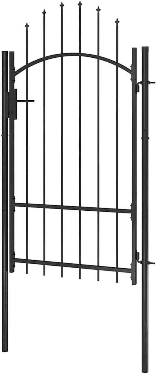 Tuinpoort Metaal - Hekwerk Poort - Toegang Afscheiden - Roestbestendig Poedercoating - 1 x
