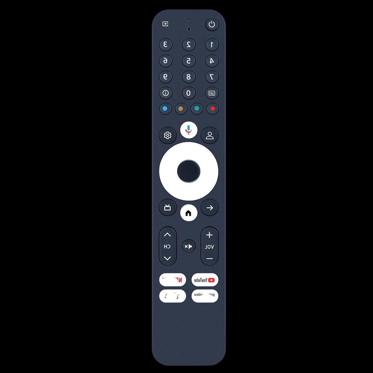 Afstandsbediening - Universele controller - TV bedienen - Directe compatibiliteit - 13.5 cm - Zwart