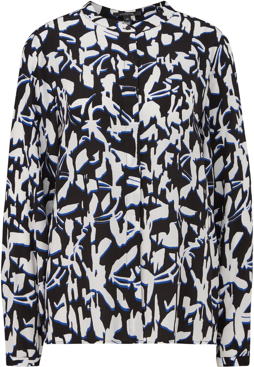 comma - female - Blouse met all-over print