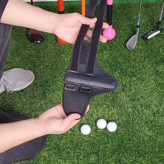 Golfpolsbrace - Swingtrainer Hulpmiddel - Golfswing Correctie - Ontwikkelt Spiergeheugen - 14 cm Lengte - Zwart van Merkloos — afbeelding 2