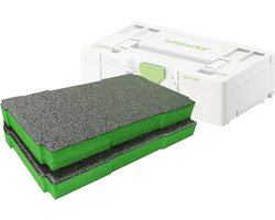 Shadow Foam Systainer SYS3 L Schuiminzetstukken (Twin Pack) Schuiminzetstukken voor Festool en TANOS SYS3 L systainers | Gereedschapsorganisatie, Kaizen, 5s, Gereedschapsopslag en opbergdozen (50 mm