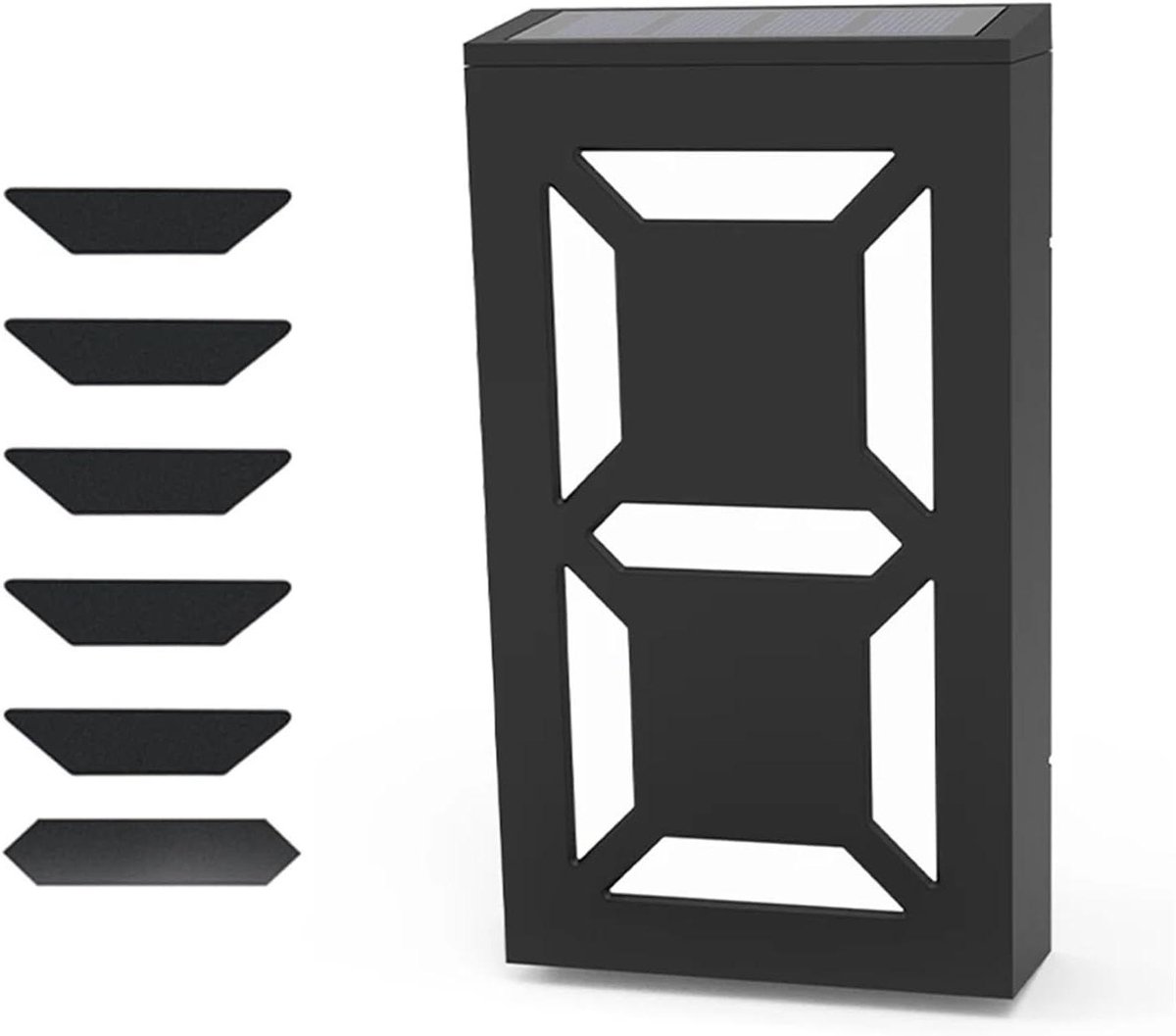 Huisnummer Solar Lamp - Deurnummer Verlichting - Huis Identificatie - Aanpasbaar Design - 1 Stuk - Niet Gespecificeerd