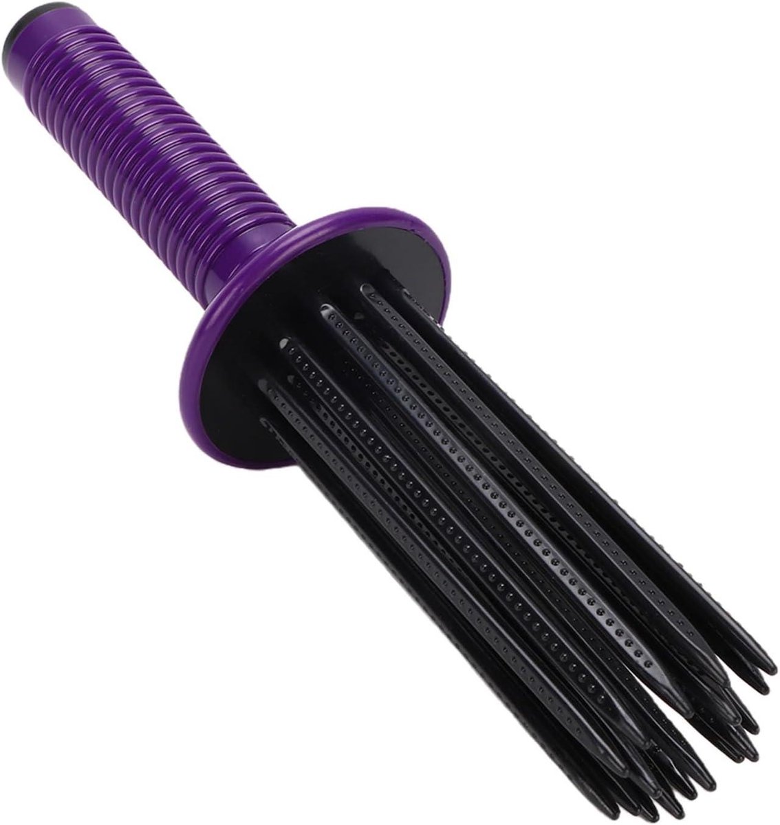Krulborstel - Ronde borstel Stylingkam - Haar stylen - Antislip grip - 24 x 10 x 6 cm - Paars