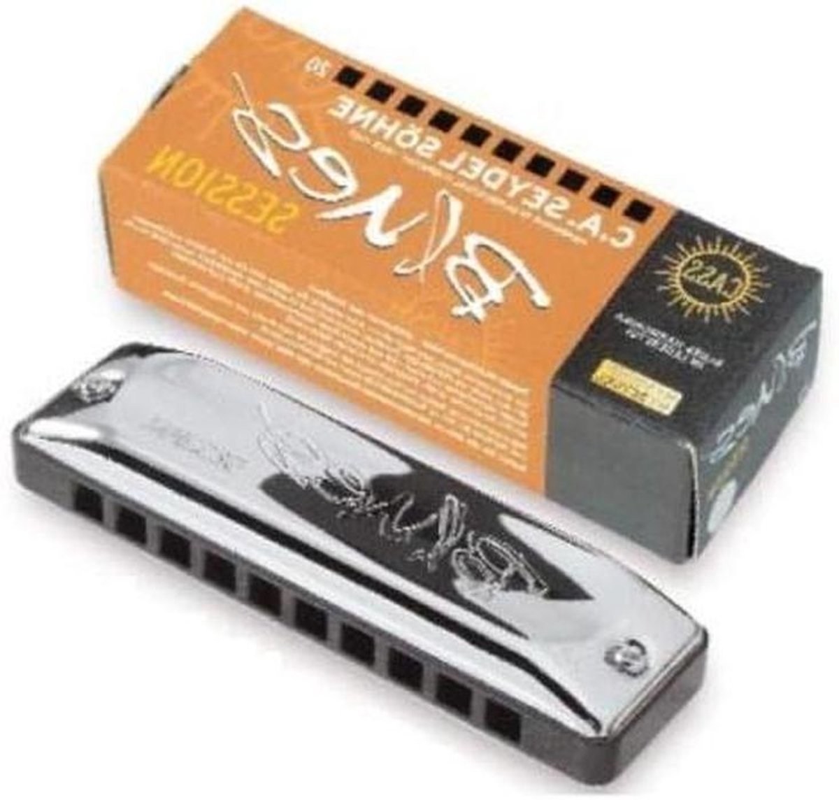 Mondharmonica - Blaasinstrument - Muziek Maken - 20 Stemmen - Zilver