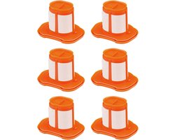 Set van 6 accessoires geschikt voor BLACK+DECKER handstofzuigers, inclusief filters en cartridges.
