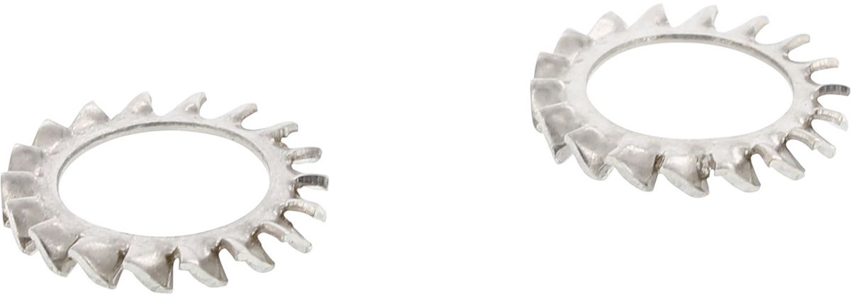(1000 STUKS) M10 TANDVEERRING RVS-A2 (AISI 304) DIN 6798 A
